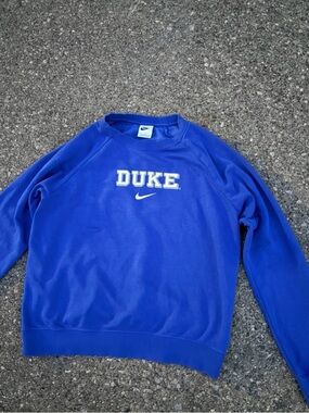 Nike Blue 'DUKE' Crewneck Sweatshirt - Men's